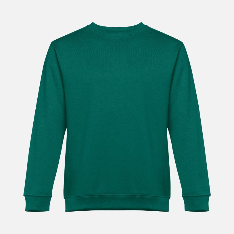 Свитшот унисекс Delta, темно-зеленый-0