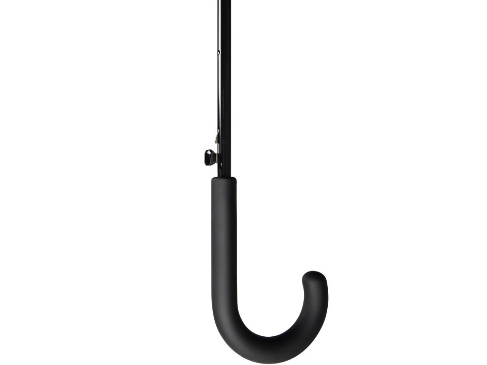 Зонт-трость Reviver с куполом из переработанного пластика, красный-5