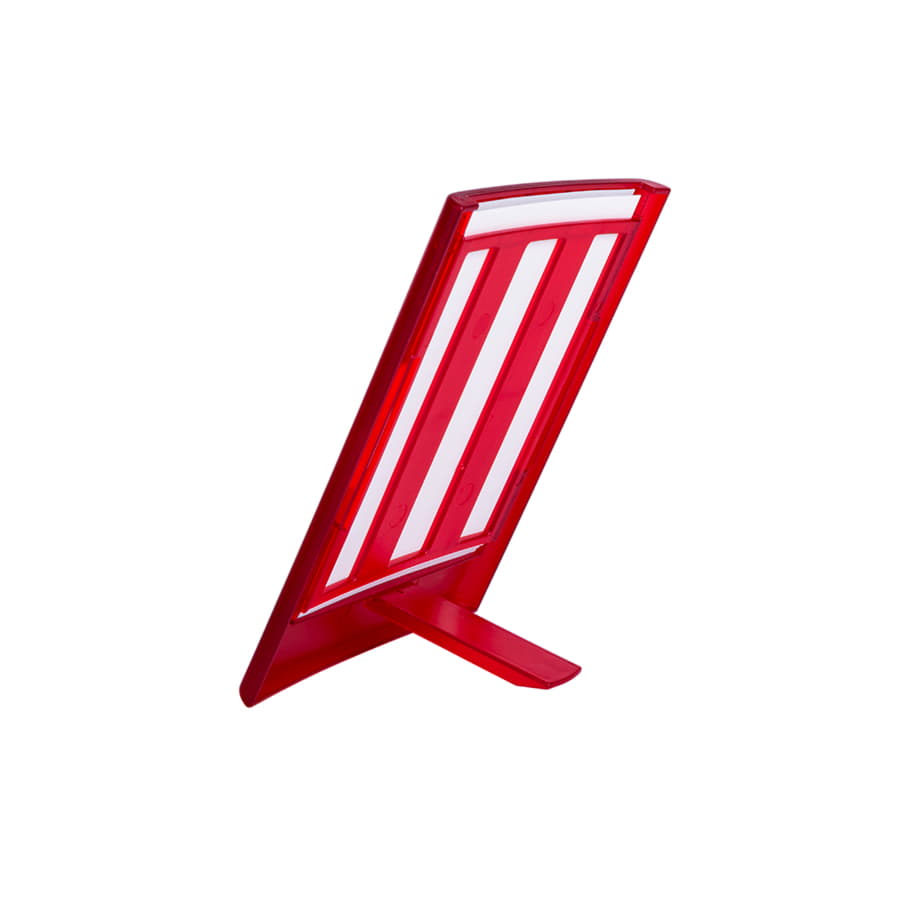 Календарь настольный на 2 года ; прозрачно-красный; 12,5х16 см; пластик; тампопечать, шелкография, ярко-красный-3