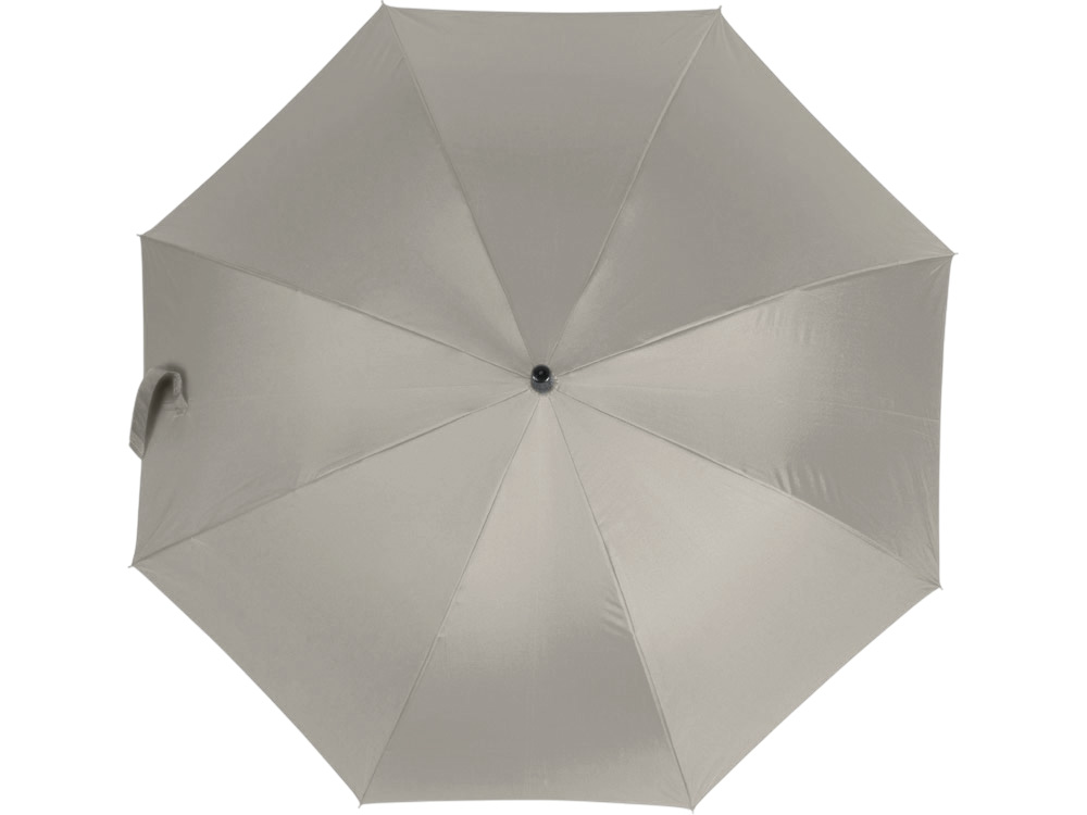 Зонт-трость Reviver с куполом из переработанного пластика, бежевый-3