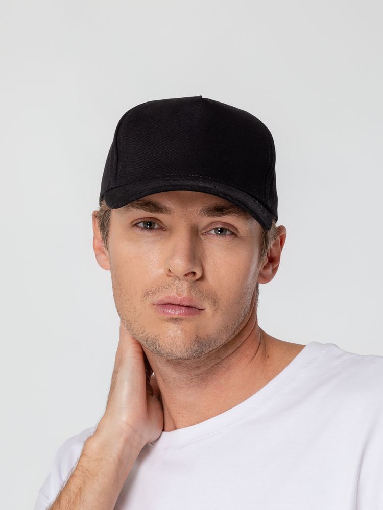 Бейсболка Standard, черная-2