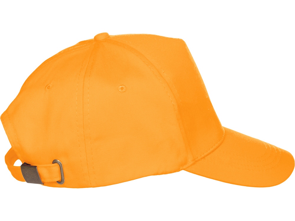 Бейсболка Мемфис 230 5-панельная, оранжевая-4