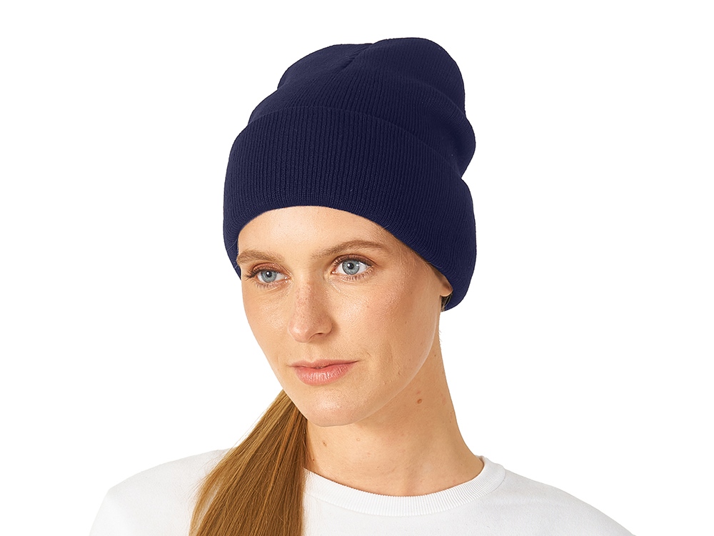 Шапка Dunant, двуслойная, нейви-2