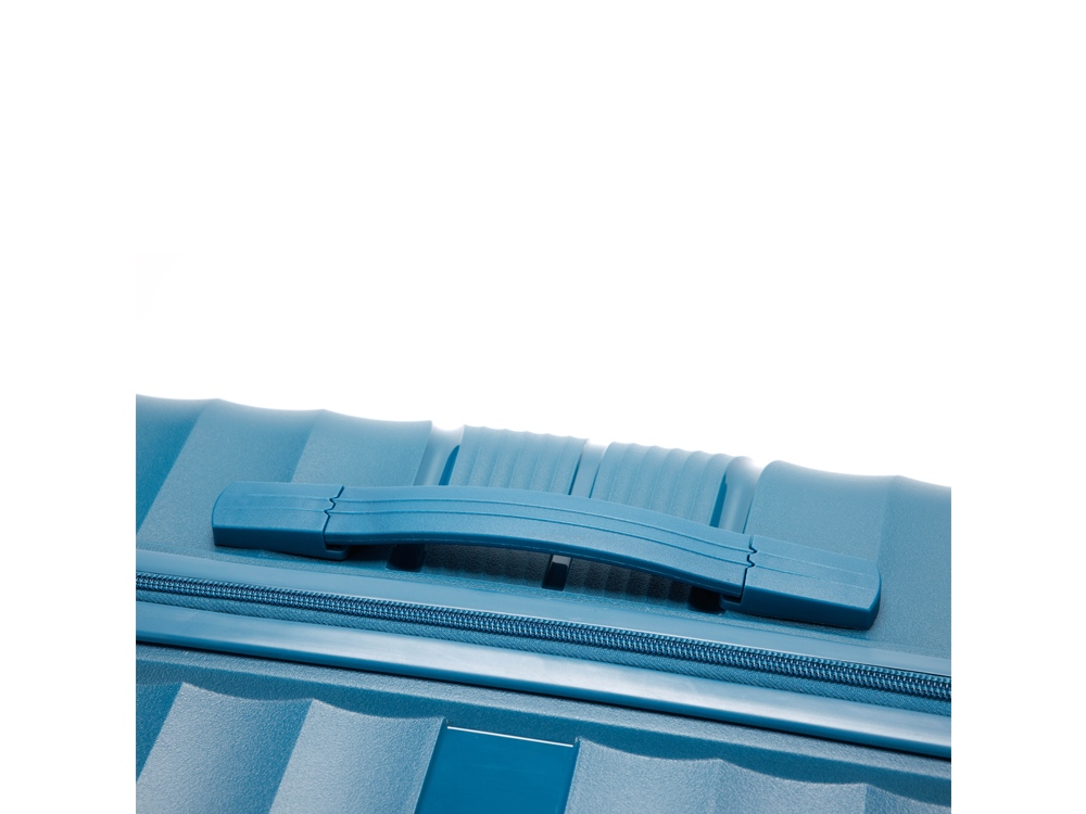 Чемодан TORBER Nevo, синий, полипропилен, 49 х 28 х 76 см, 95 л-6