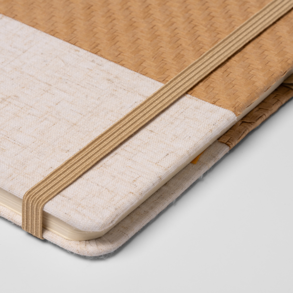 Блокнот А5 BERT в твёрдом переплёте, Бежевый-2