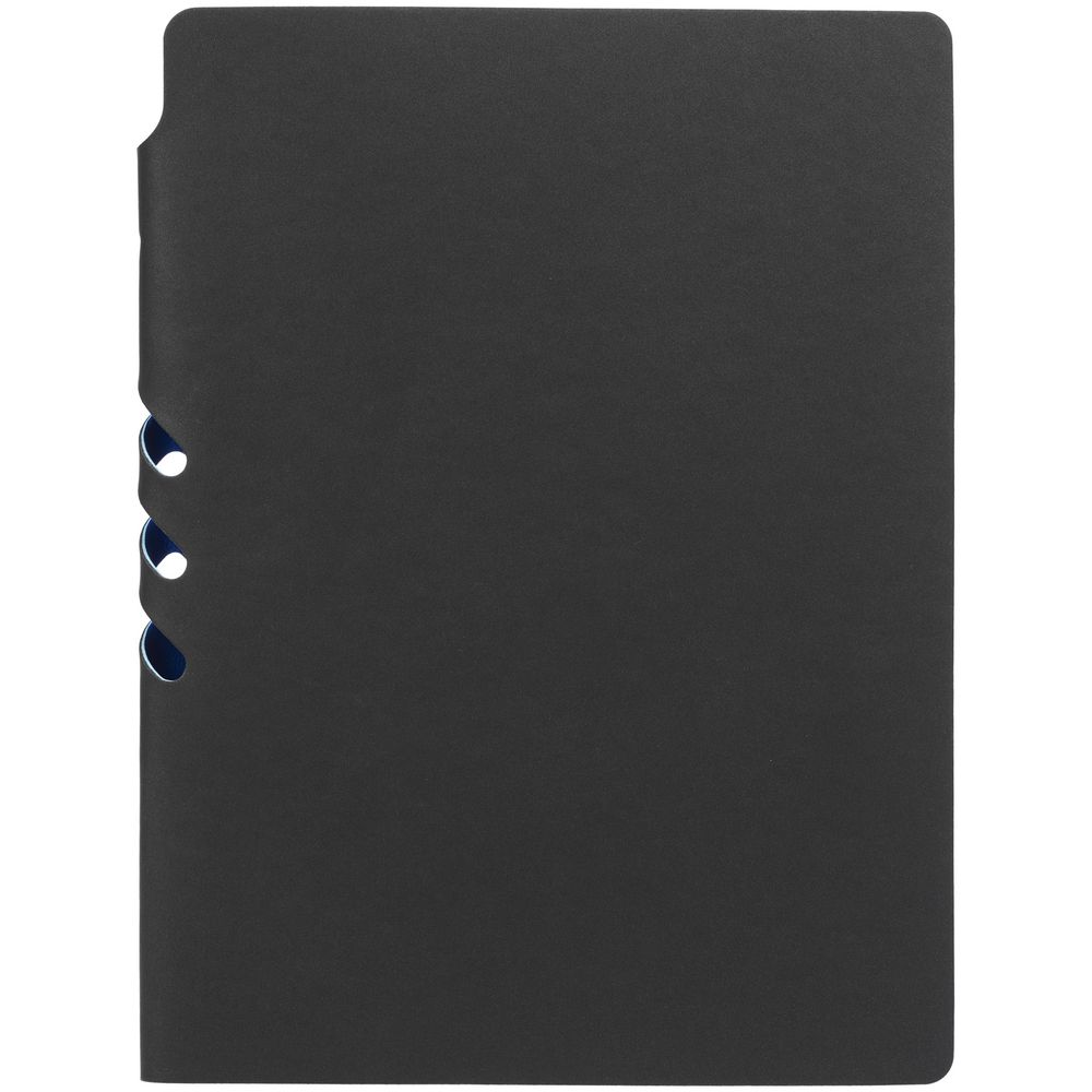Ежедневник Flexpen Black, недатированный, черный с синим-2