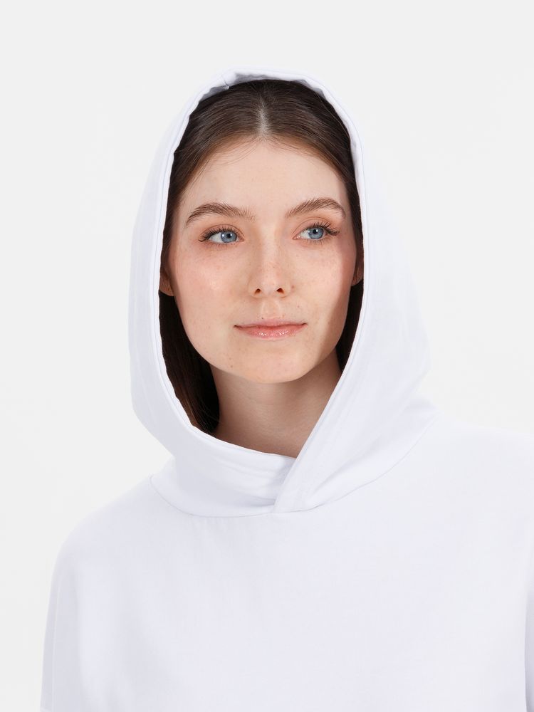 Худи оверсайз унисекс Outshine, белое-4