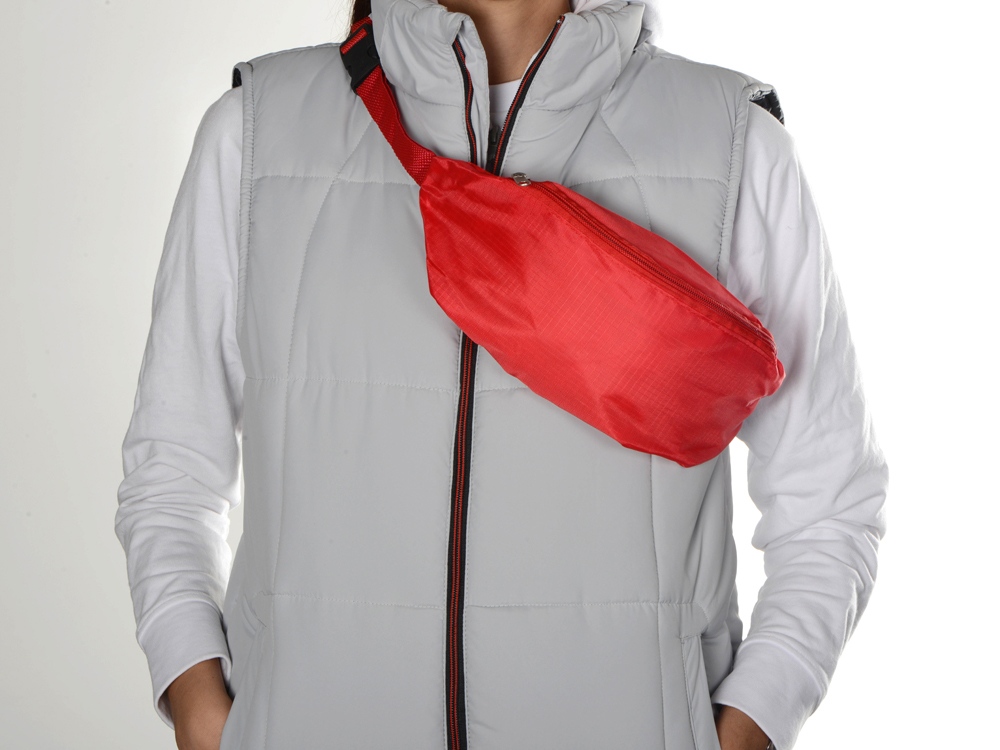 Сумка на пояс Freedom, красный 199 C(сумка), 186C (ремень)-8