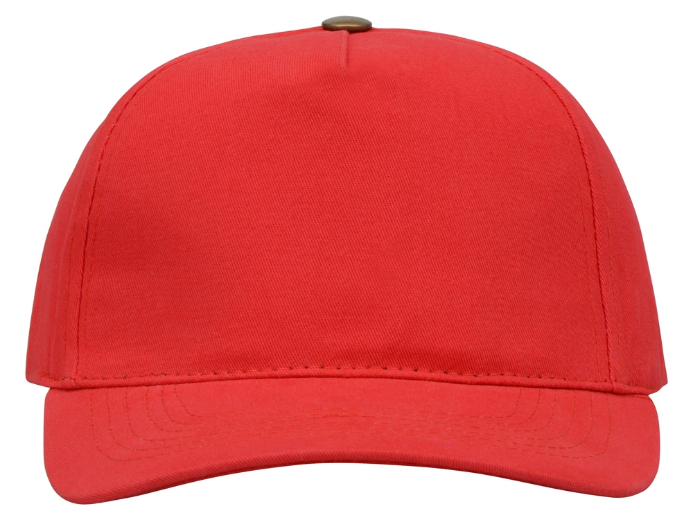 Бейсболка New York 5-ти панельная, красный-4
