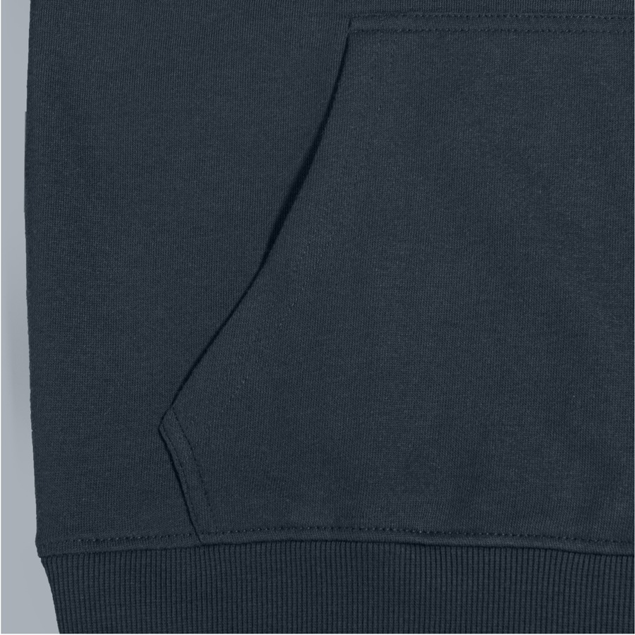 Толстовка унисекс на молнии с капюшоном EVEREST 2 260, темно-синий-4