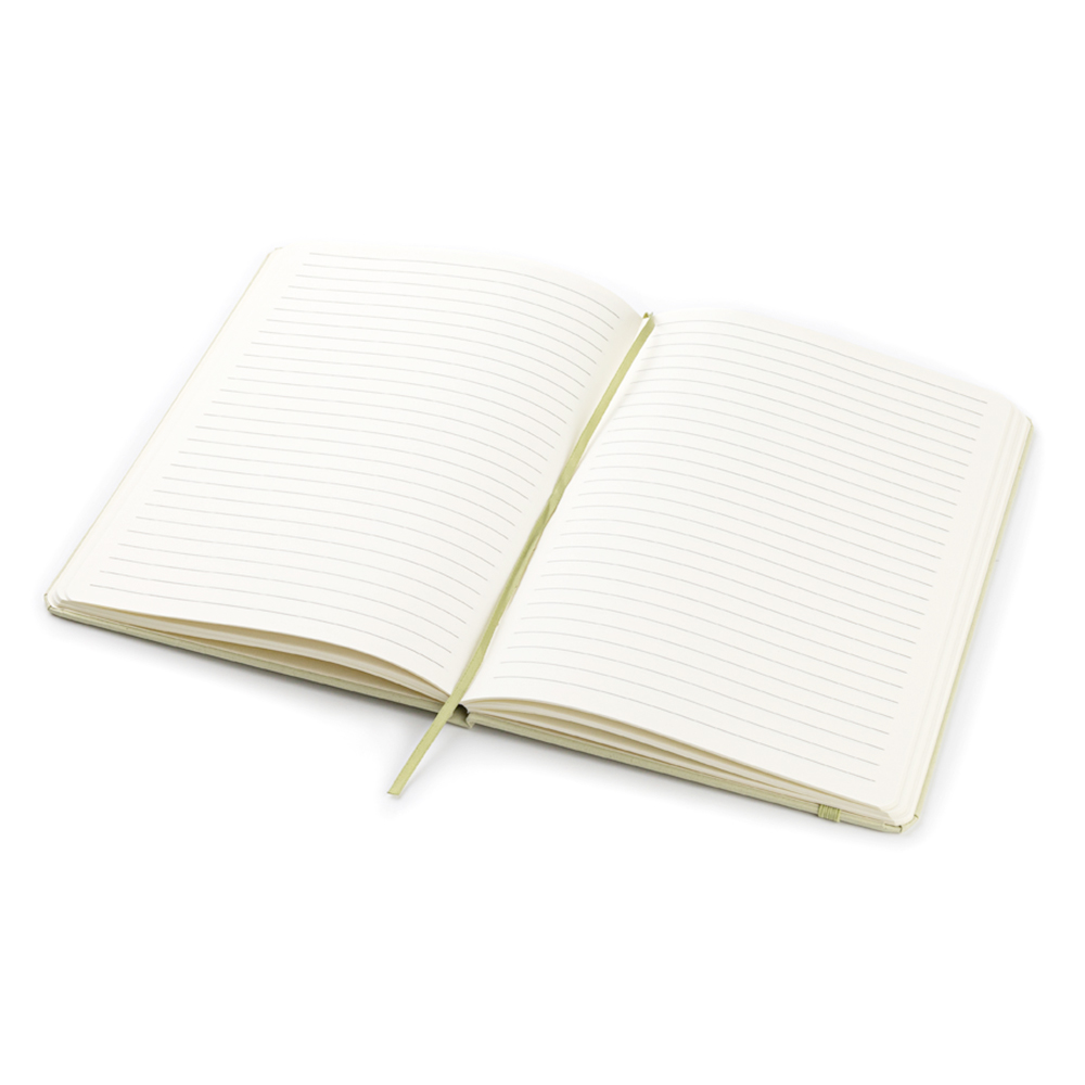 Блокнот из растительного сырья Tutti Frutti в твёрдом переплёте, Киви-1