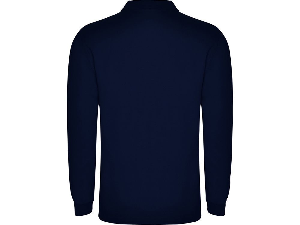Рубашка поло Carpe мужская с длинным рукавом, нэйви-1