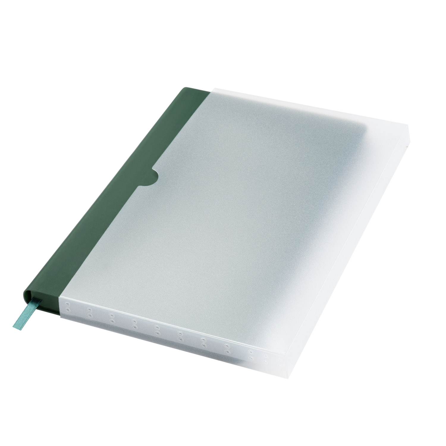 Ежедневник Latte soft touch недатированный, зеленый-8