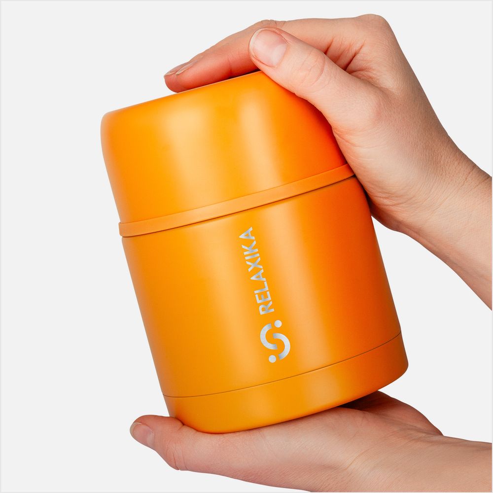 Термос для еды Relaxika 500, желтый-4