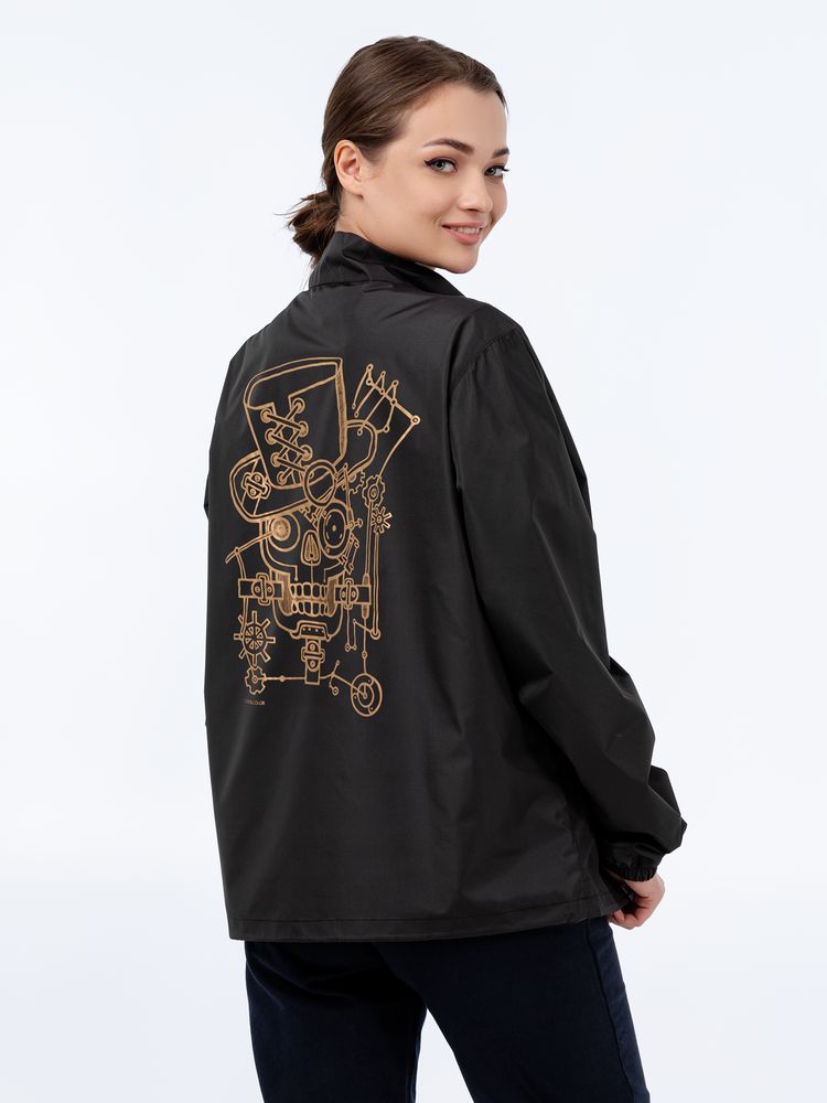 Ветровка John Steampunk, черная-3