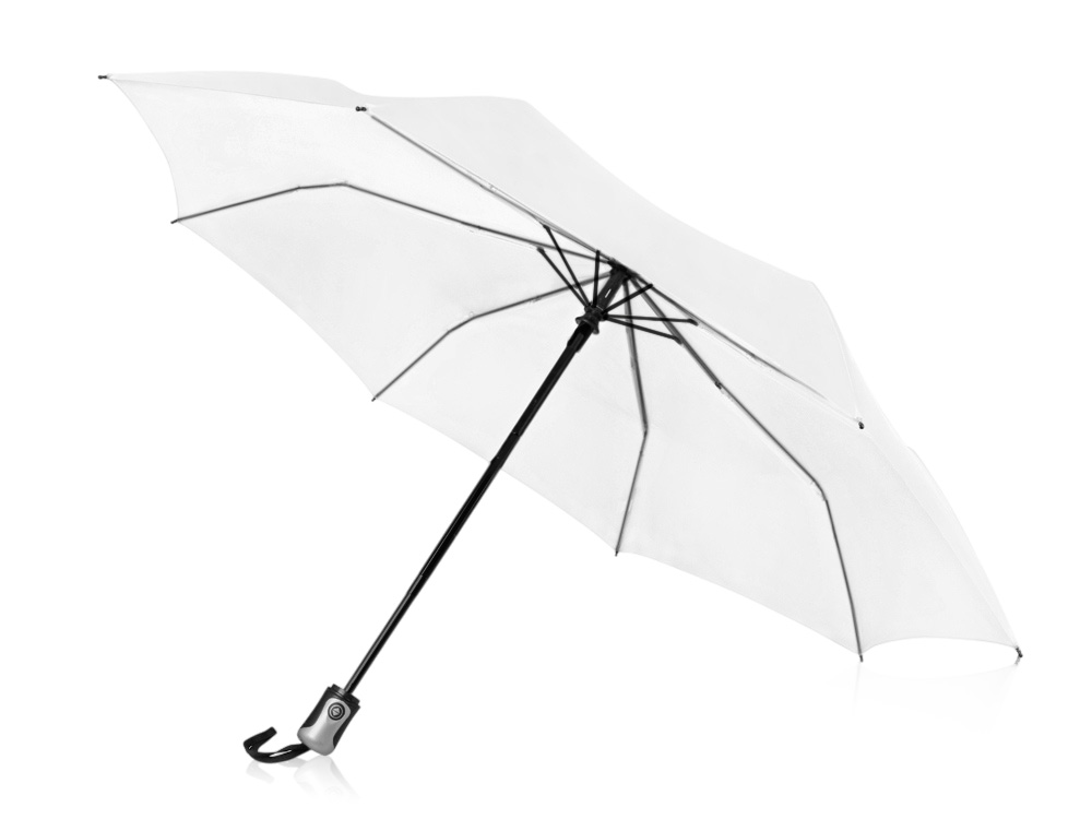 Зонт Alex трехсекционный автоматический 21,5, белый-0