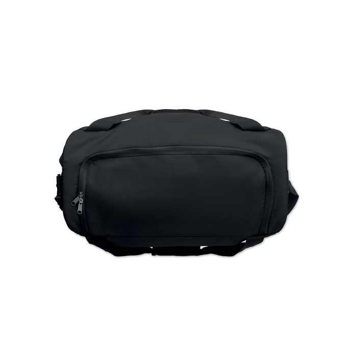 Спортивная сумка 600D из RPET, черный-4