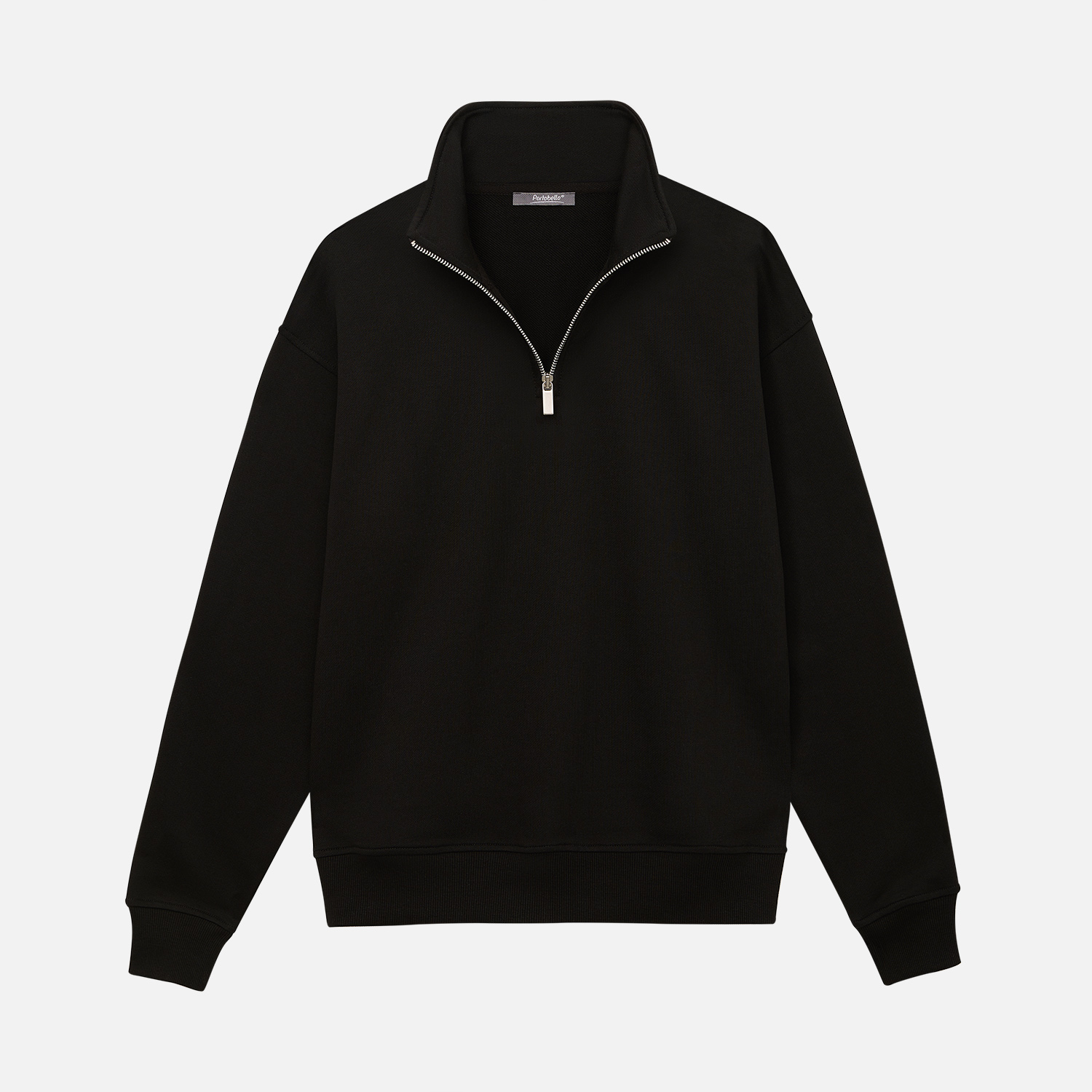 Толстовка на молнии унисекс Флоу (Flow), черная-7