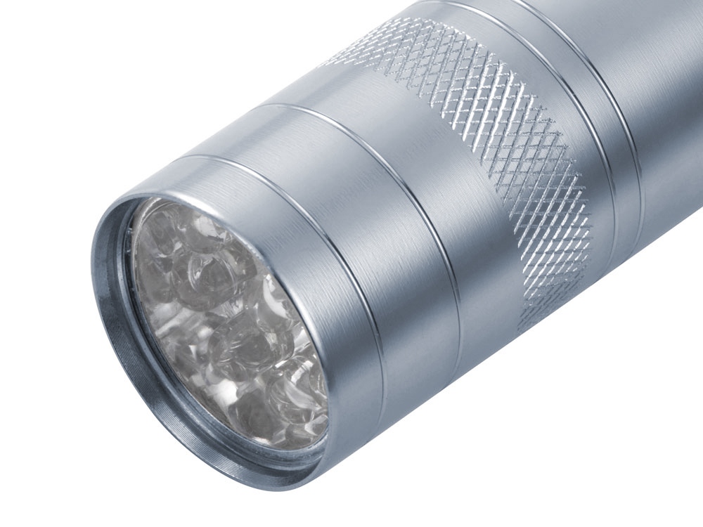 Фонарь с открывалкой Yok, серебристый-3