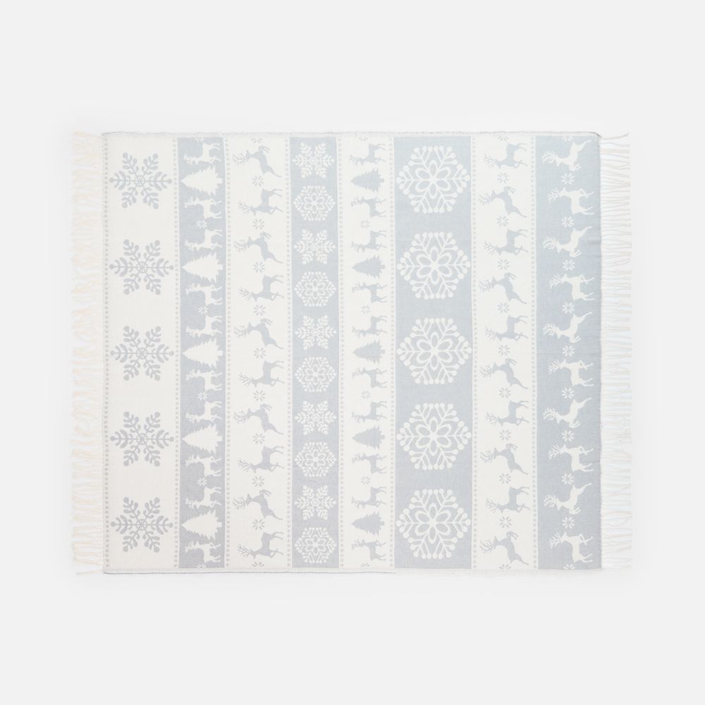 Плед «Скандинавия», серый-2