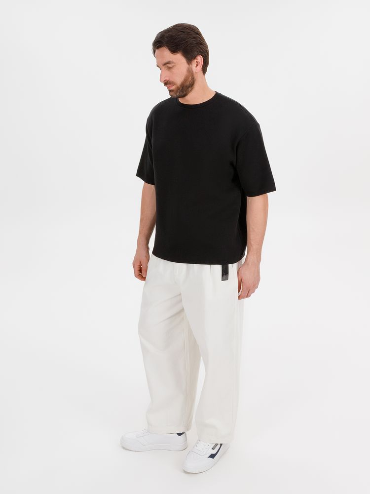 Джемпер с коротким рукавом Siluetti Volumica, черный-4