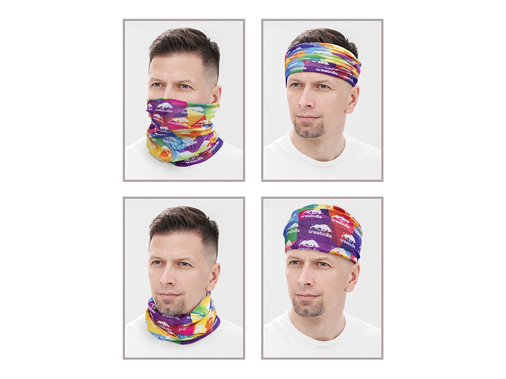 Многофункциональная бандана с возможностью полноцветной печати-1