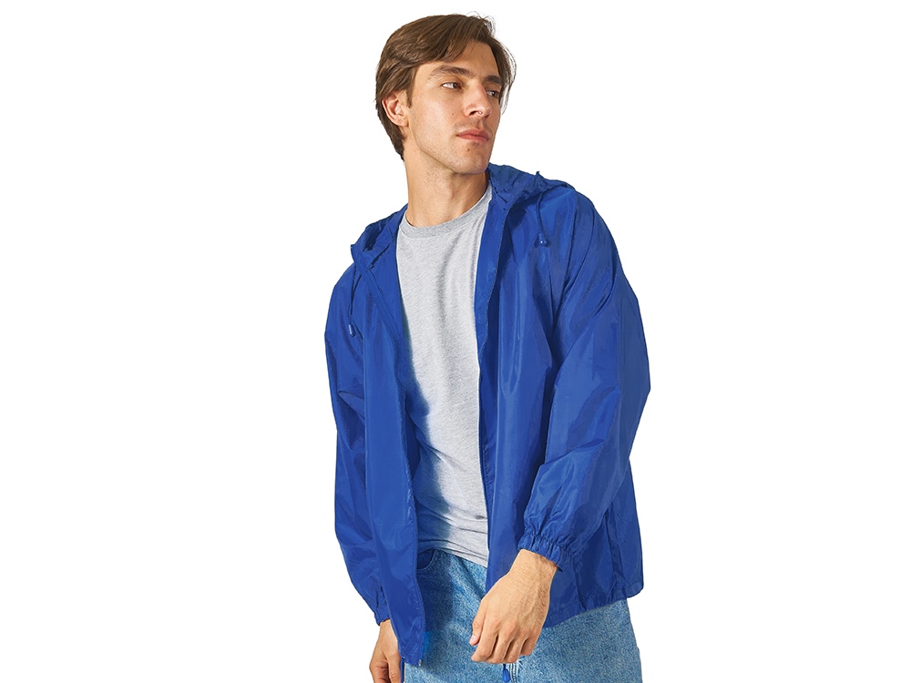 Ветровка Promo мужская с чехлом, кл.синий-1