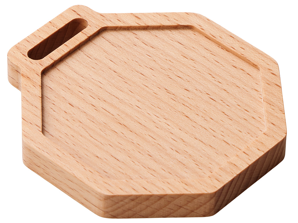 Медаль из бука Octagon, ромб-3