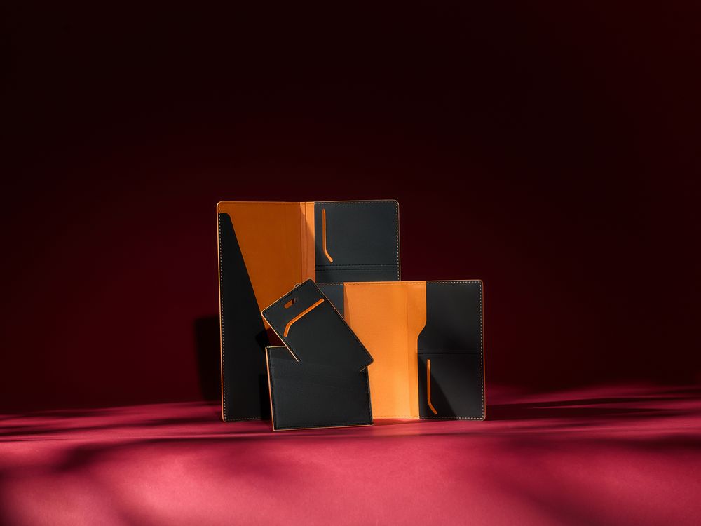 Картхолдер Multimo, черный с оранжевым-5