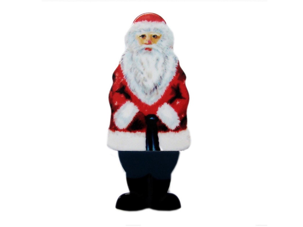 USB-флешка на 4 Гб Дед Мороз Santa под нанесение, белый-1