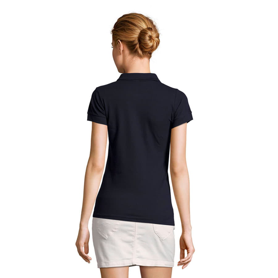 Поло женское PORTLAND WOMEN 200, темно-синий, серый-2