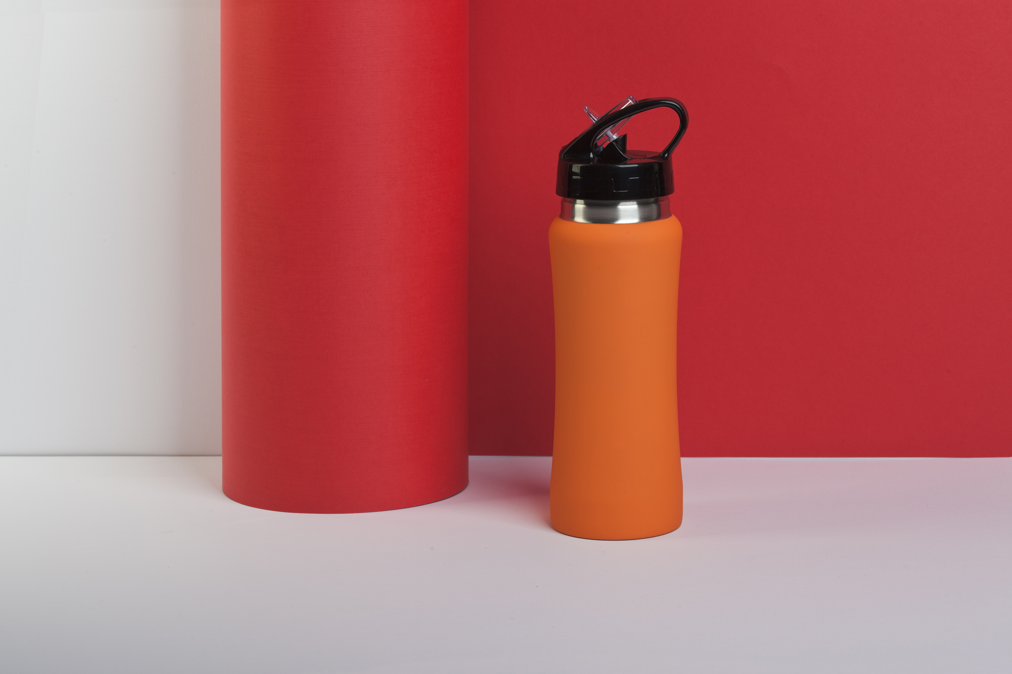 Бутылка для воды "Индиана" 600 мл, покрытие soft touch-1