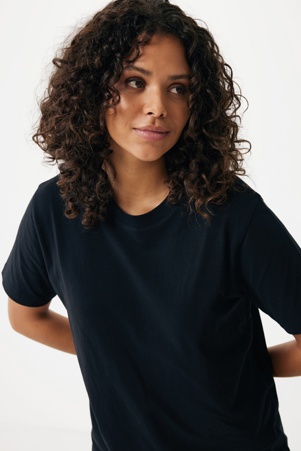 Футболка Iqoniq Kakadu из переработанного хлопка, свободный крой, унисекс, 180 г/м²-5