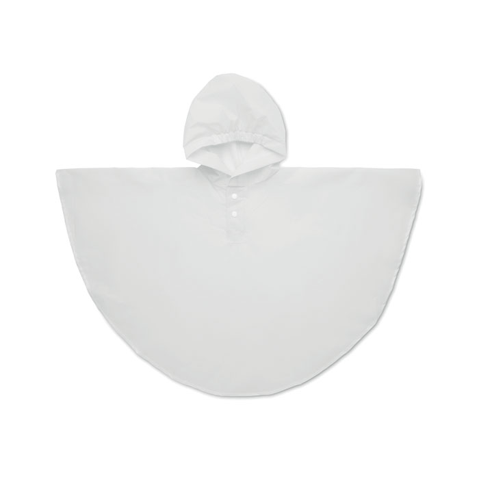 Дождевик с капюшоном, белый-3