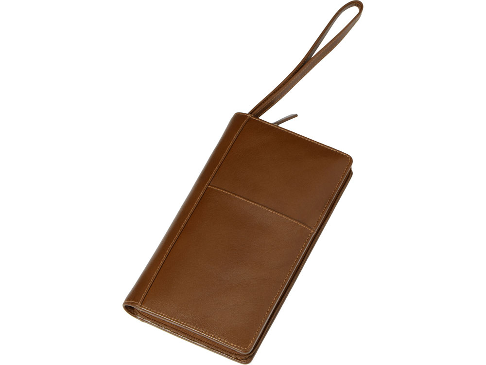 Трэвел-портмоне, коричневый-4