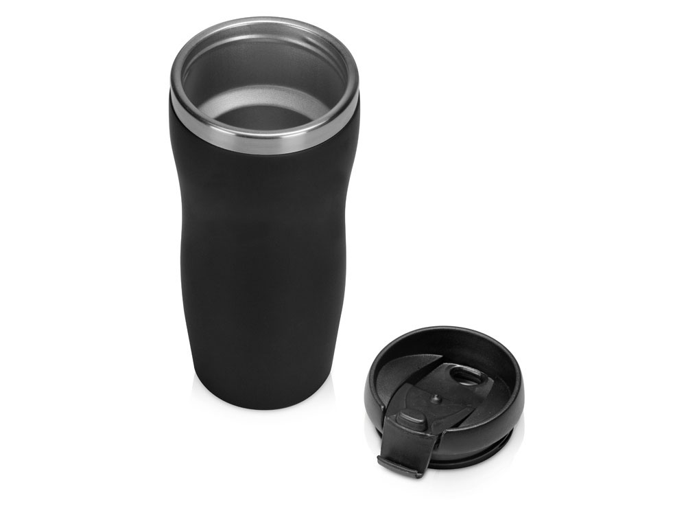 Термокружка Double wall mug C1, soft touch, 350 мл, черный-1