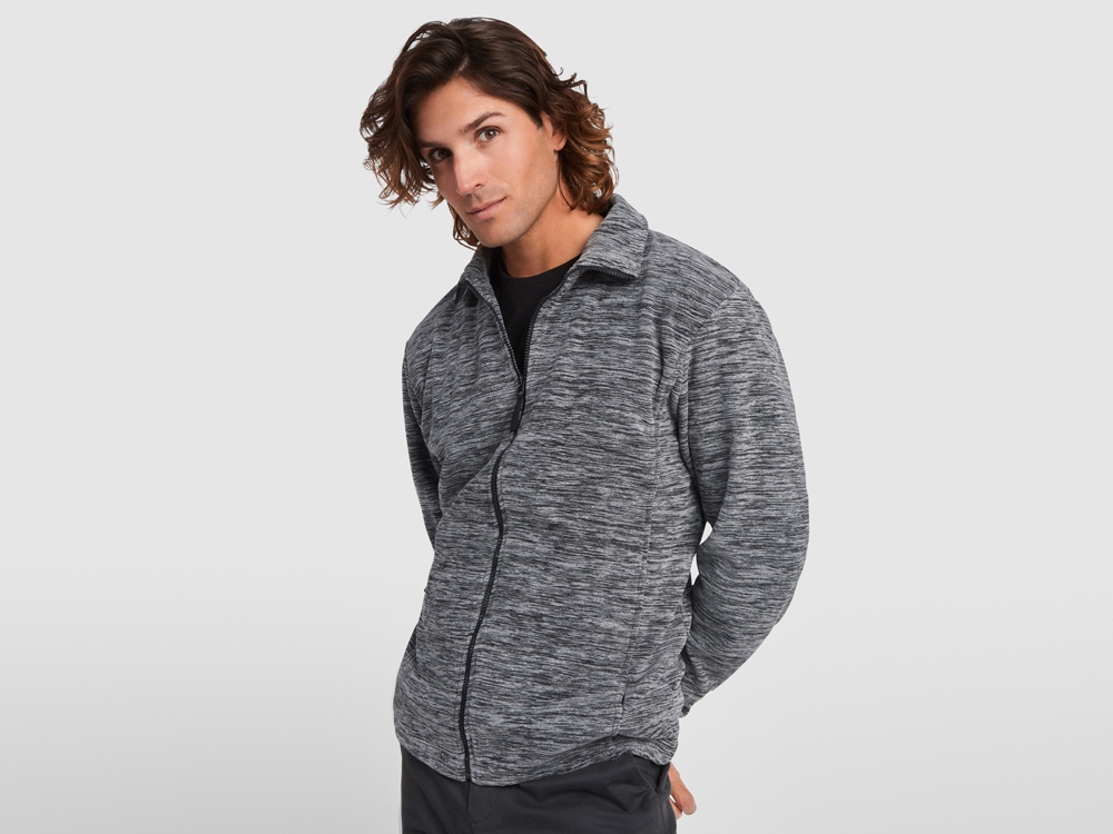 Куртка флисовая Artic, мужская, черный меланж-4