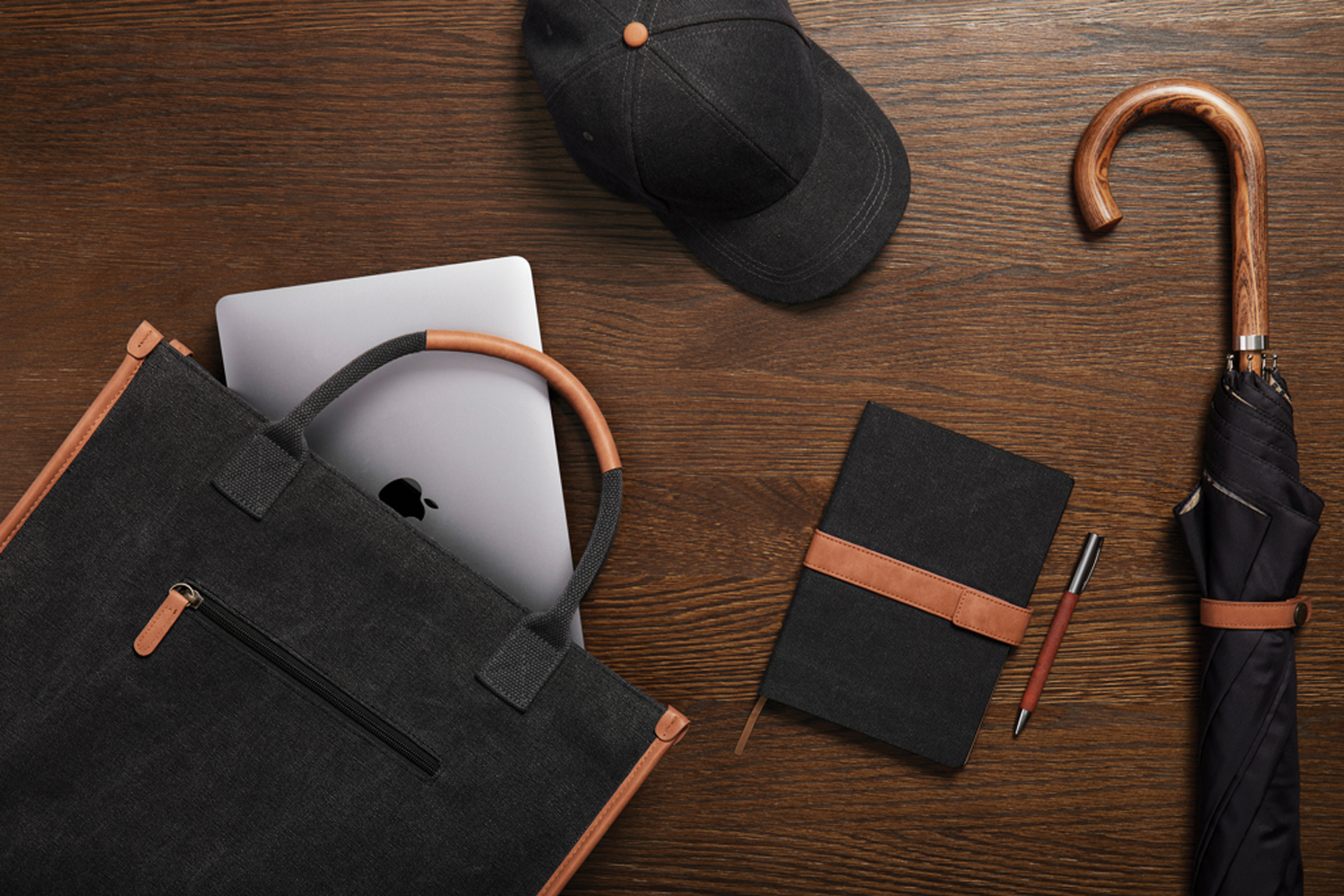 Сумка-тоут VINGA Bosler из переработанного канваса RCS, 13’’-3