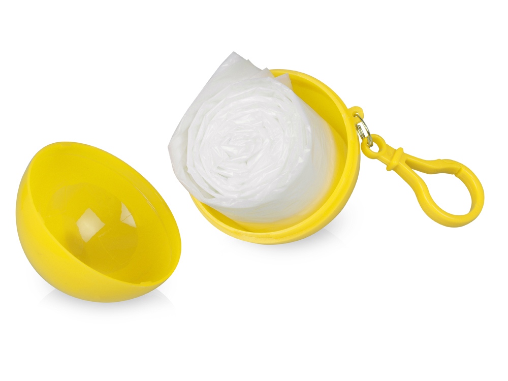 Дождевик в футляре с карабином, единый размер-1