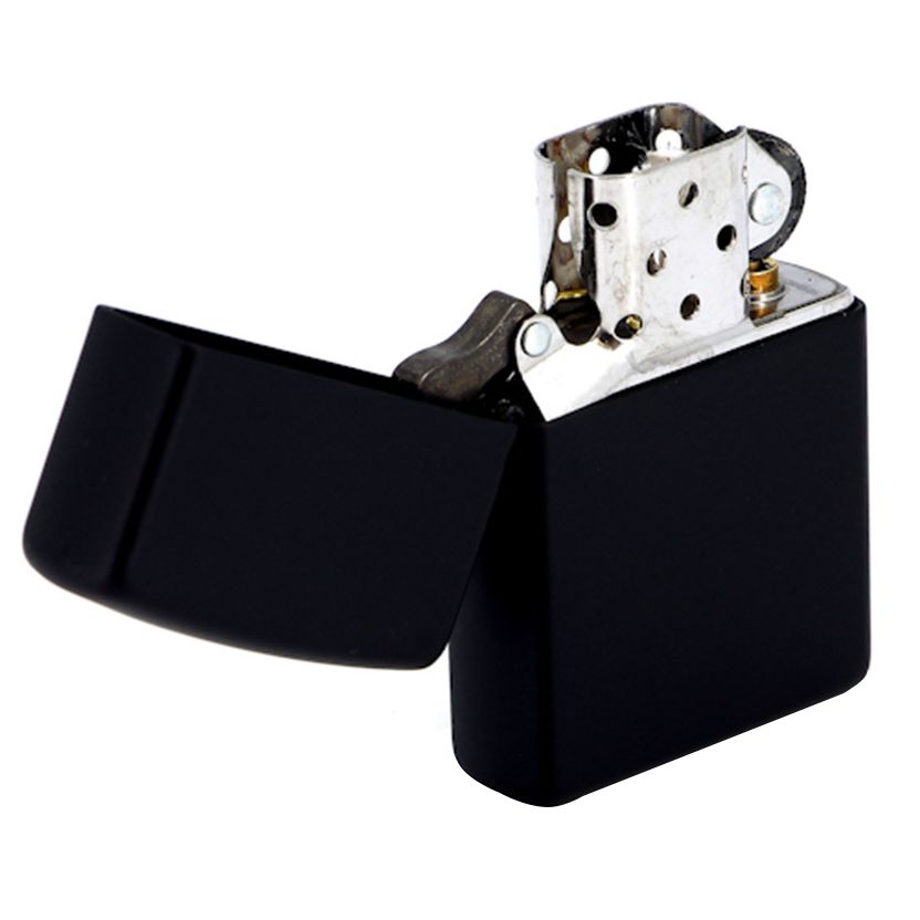 Зажигалка Zippo Classic Matte, матовая черная-2