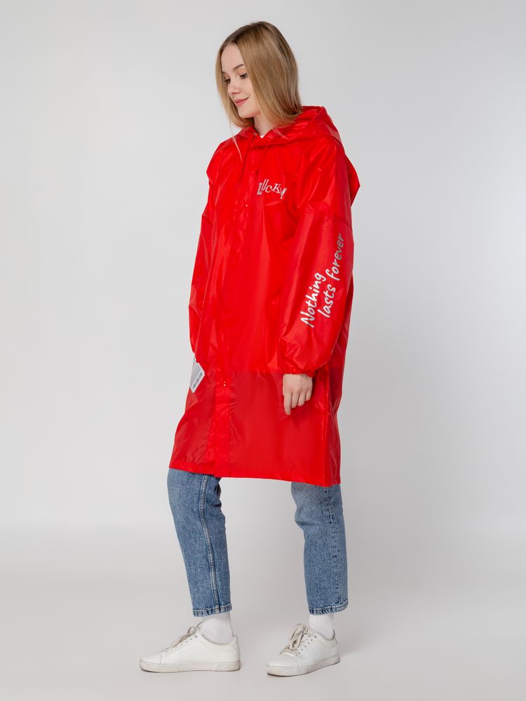 Дождевик унисекс Rainman, красный-3