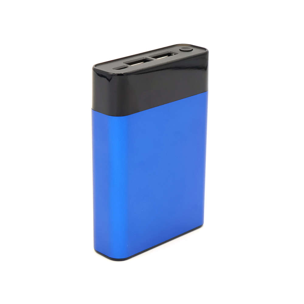 Внешний аккумулятор в металлическом корпусе Apria, Синий-1