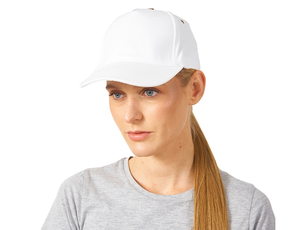 Бейсболка New York 5-ти панельная, белый-2