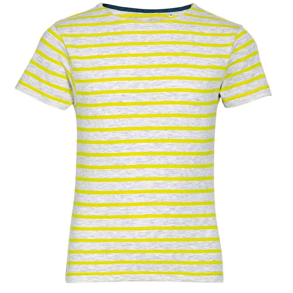 Футболка детская Miles Kids серый с желтым-0