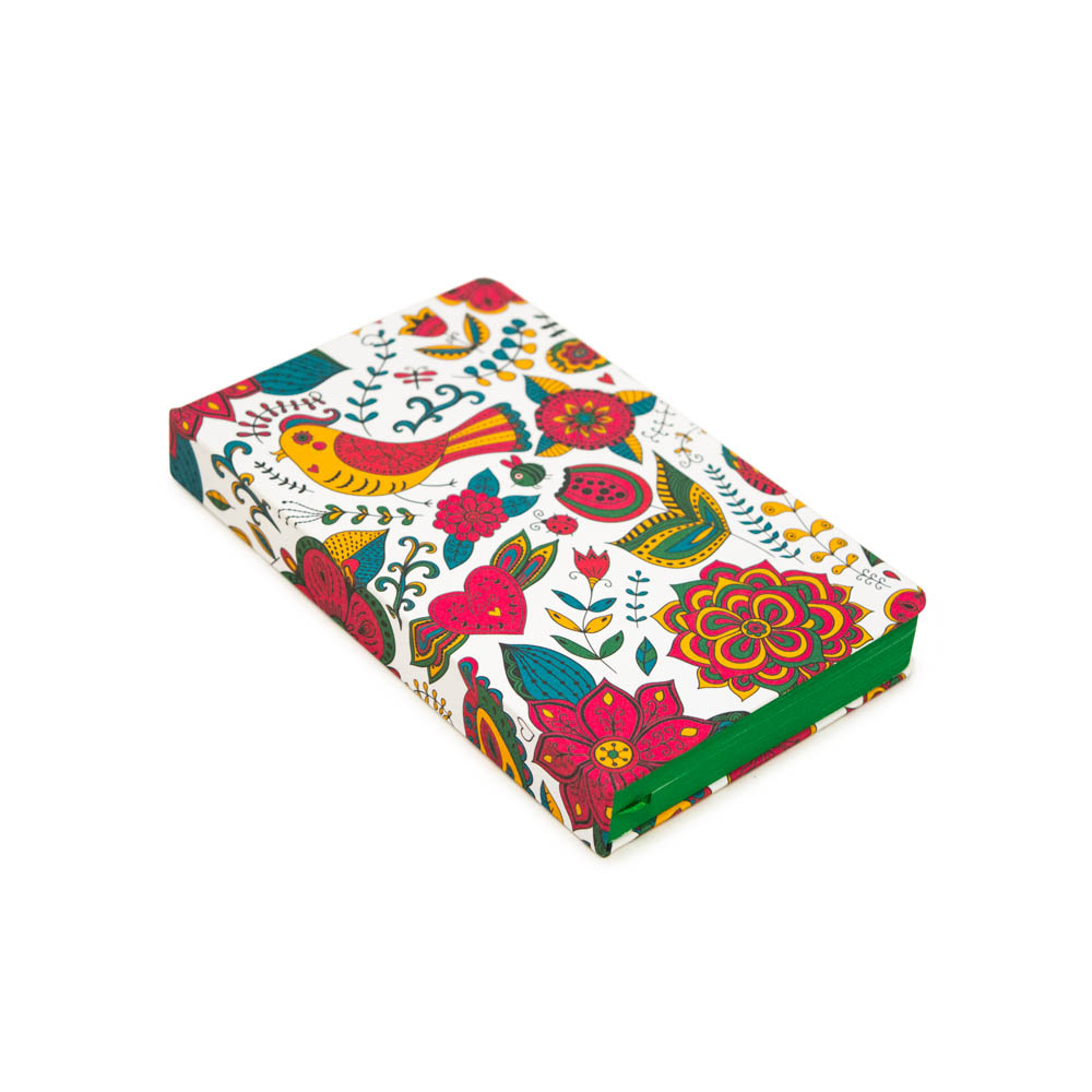 Записная книжка в линейку 10x16 Полянка R1-2762644, Зелёный-0