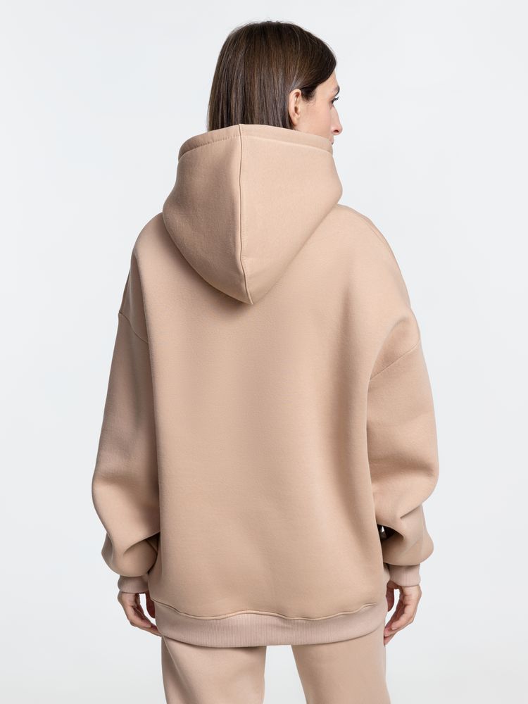 Худи Kulonga Oversize, бежевое-4