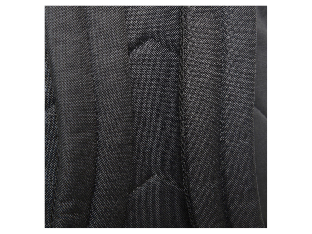 Рюкзак TORBER ГРАФФИТИ, черный с карманом коричневого цвета, полиэстер меланж, 42 х 29 x 19 см-4