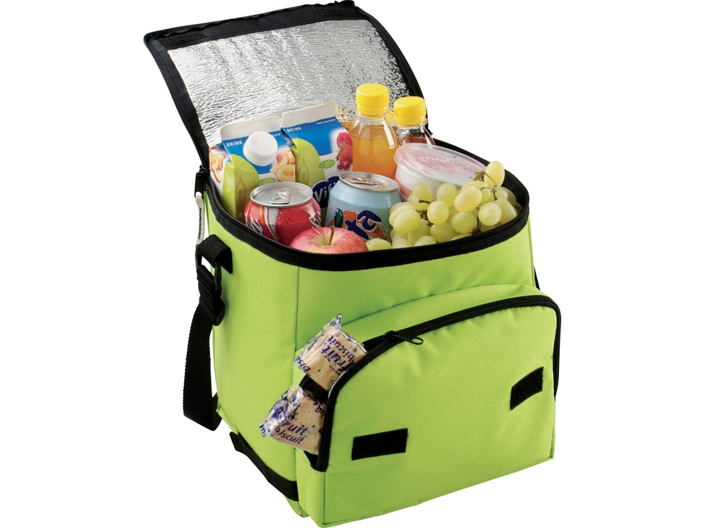 Сумка-холодильник Stockholm складная, зеленое яблоко-2