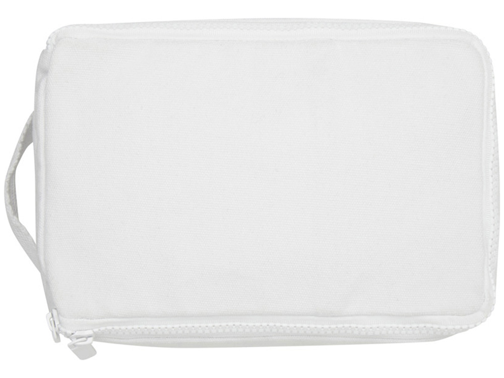 Органайзер для туалетных принадлежностей из переработанного материала Pack 500 г/м² Aware™ - Белый-1