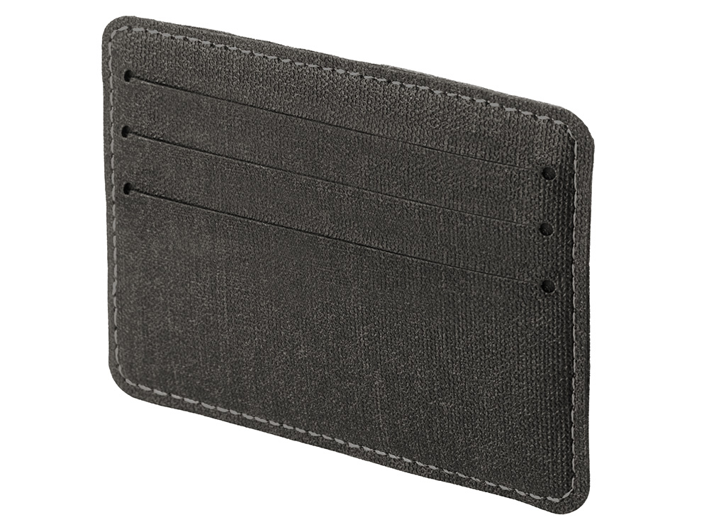 Подарочный набор Consul: обложка для паспорта и картхолдер, серый-5